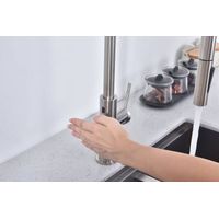 Смеситель для кухни Paulmark Senso Se215180-BS брашированная сталь — 7