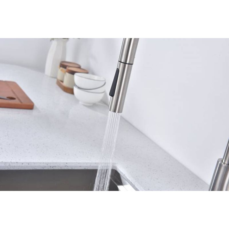 Смеситель для кухни Paulmark Senso Se215180-BS брашированная сталь