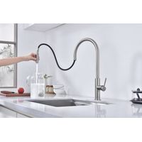 Смеситель для кухни Paulmark Senso Se215180-BS брашированная сталь — 9