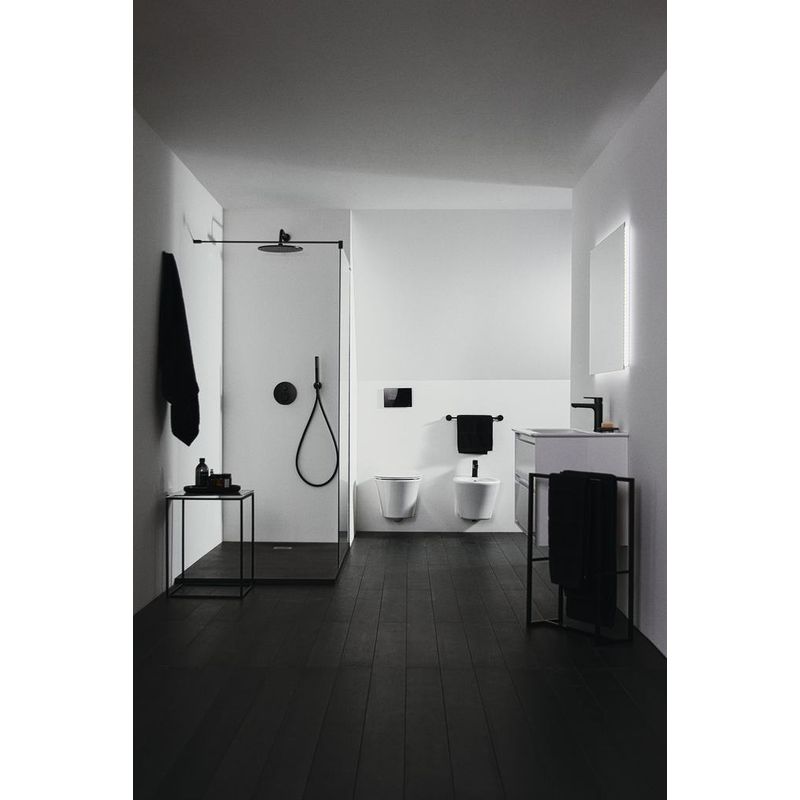 Система для душа скрытого монтажа Ideal Standard Ceraline SetA6939XG 6 в 1 верхний душ 200 мм черный матовый