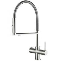 Смеситель для кухни ZorG Steel Hammer SH 2002 сатин — 1