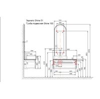 Тумба под раковину Jorno Shine 100 с МФУ подвесная / Shi.01.100-M/P/A антрацит — 5