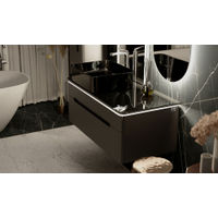 Тумба под раковину Jorno Shine 100 подвесная с подсветкой / Shi.01.100/P/A антрацит — 10