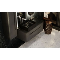 Тумба под раковину Jorno Shine 100 подвесная с подсветкой / Shi.01.100/P/A антрацит — 7