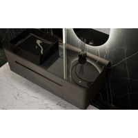 Тумба под раковину Jorno Shine 120 подвесная с подсветкой / Shi.01.120/P/A антрацит — 12