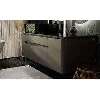 Тумба под раковину Jorno Shine 120 подвесная с подсветкой / Shi.01.120/P/A антрацит — 6