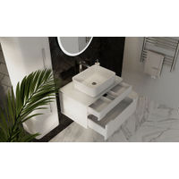 Тумба под раковину Jorno Shine 75 подвесная с подсветкой / Shi.01.75/P/W белая — 8