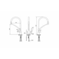 Смеситель для кухни Paulmark Siegen Si213111-431TW(WH) белый полностью — 9