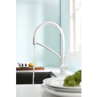 Смеситель для кухни Paulmark Siegen Si213111-431TW(WH) белый полностью — 4