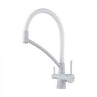 Смеситель для кухни Paulmark Siegen Si213111-431TW(WH) белый полностью — 1