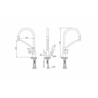 Смеситель для кухни Paulmark Siegen Si213111-BG брашированное золото — 2