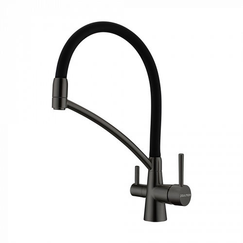 Смеситель для кухни Paulmark Siegen Si213111-GM вороненая сталь