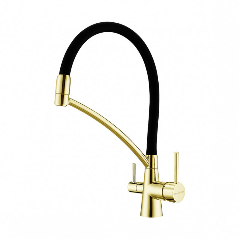 Смеситель для кухни Paulmark Siegen Si213111-SBG светлое брашированное золото