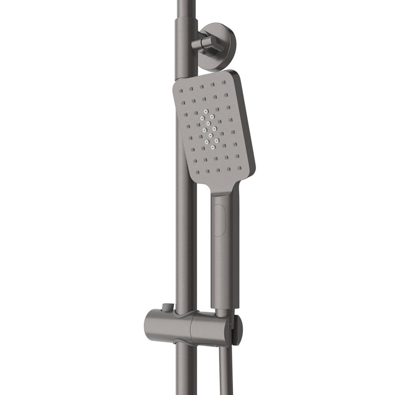 Душевая система Cezares SLIDER-CD-GM оружейная сталь