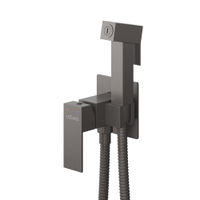 Встраиваемый гигиенический душ Cezares SLIDER-DIF-GM оружейная сталь — 1