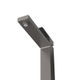SLIDER-LC-GM-W0 Смеситель для накладной раковины однорычажный, без донного клапана, оружейная сталь