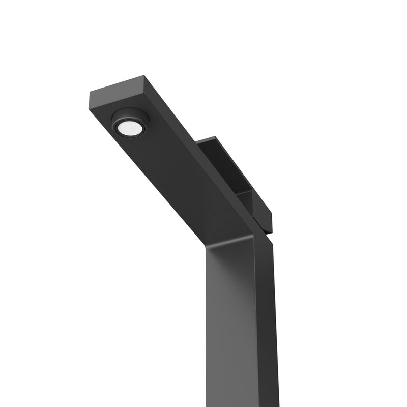 Смеситель для раковины Cezares SLIDER-LC-NOP-W0 однорычажный без донного клапана (черный матовый)