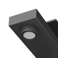 Смеситель для раковины Cezares SLIDER-LS-NOP однорычажный с донным клапаном (черный матовый) — 4