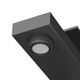 SLIDER-LS-NOP Смеситель для раковины однорычажный с донным клапаном, черный матовый