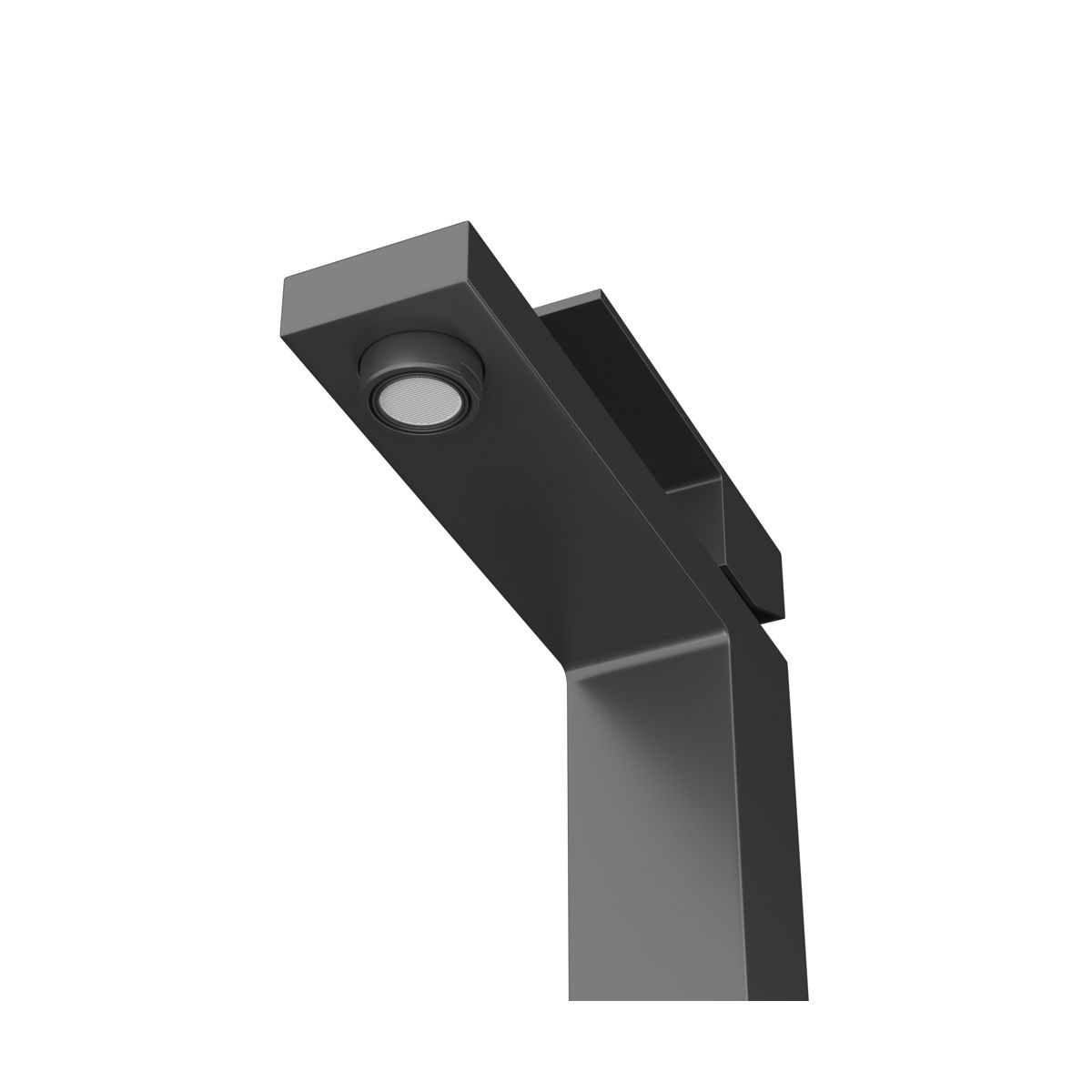 SLIDER-LS-NOP Смеситель для раковины однорычажный с донным клапаном, черный матовый