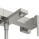 SLIDER-VD-IN Смеситель для ванны и душа однорычажный в комплекте с ручным душем, шлангом и держателем, сатин