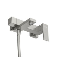 Смеситель для ванны Cezares SLIDER-VD-IN однорычажный в комплекте с ручным душем, шлангом и держателем (сатин) — 4