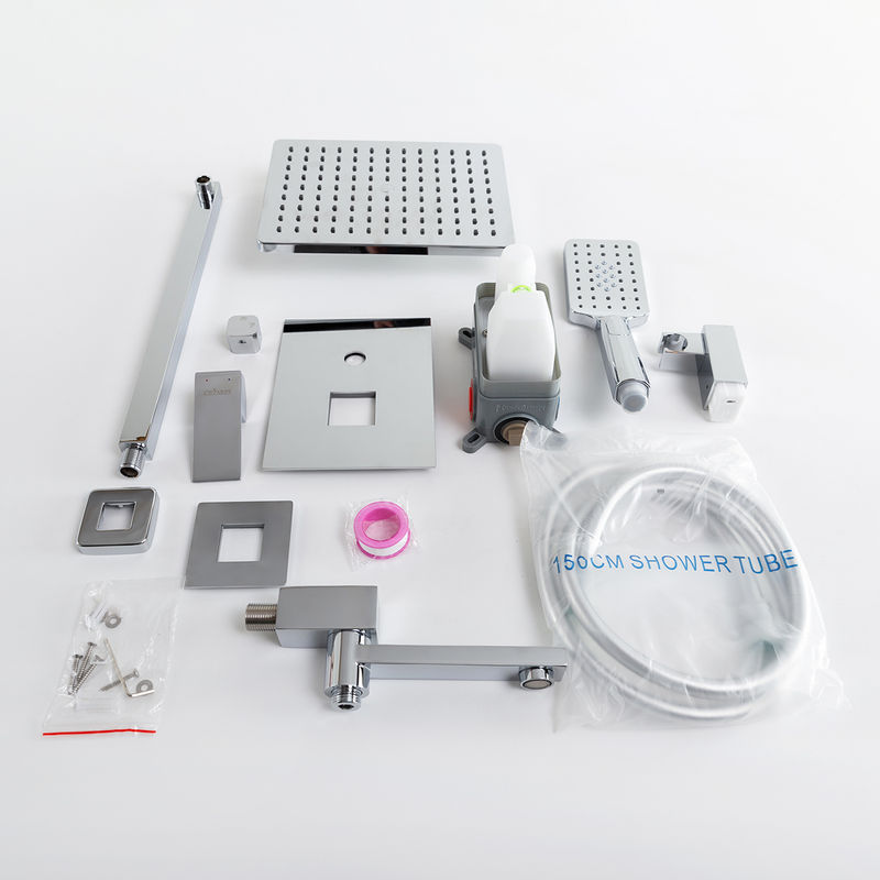 Душевая система скрытого монтажа Cezares SLIDER-VDSET-01 с изливом (хром)