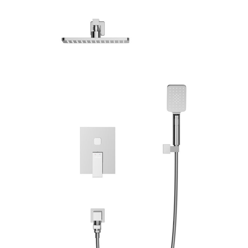 Душевая система скрытого монтажа Cezares SLIDER-VDSET-01 с изливом (хром)