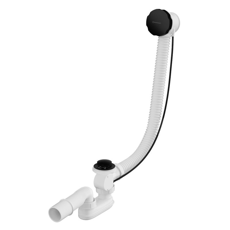 Сифон для ванны WHITECROSS 60 см SPWC60BL (черный матовый)