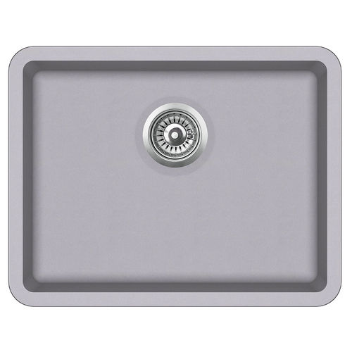 Кухонная мойка из искусственного камня AquaSanita Arca SQA 102 202 W alumetallic