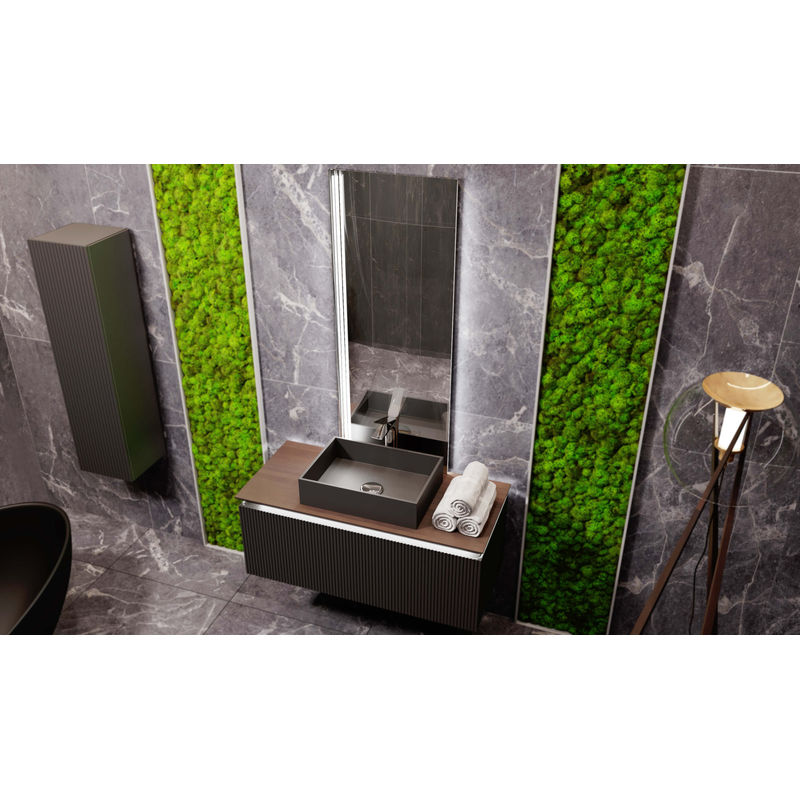 Зеркало Jorno Strong Str.02.57/P/A с диммируемой подсветкой и бесконтактным включателем