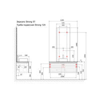 Зеркало Jorno Strong Str.02.57/P/A с диммируемой подсветкой и бесконтактным включателем — 6