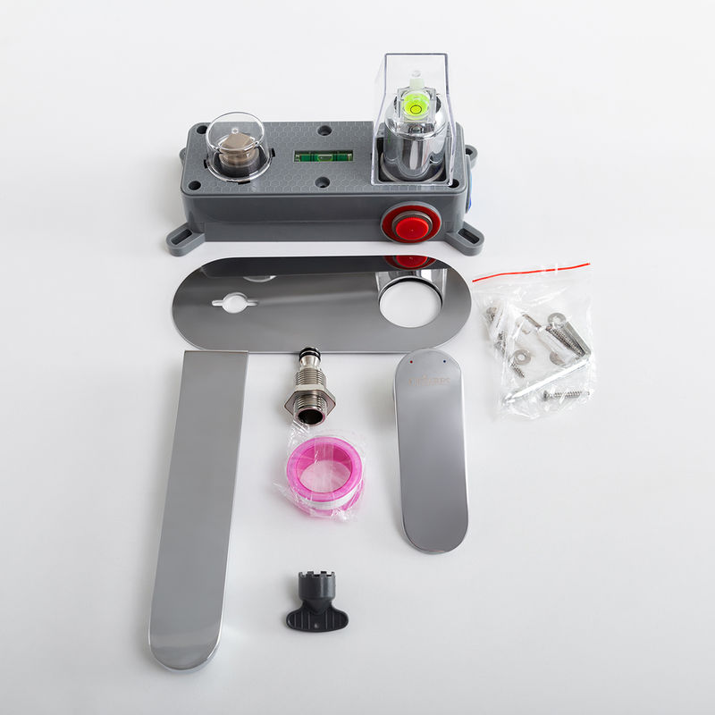 Смеситель скрытого монтажа для раковины Cezares STYLUS-BLI1-01-W0 с внутренней частью без донного клапана (хром)