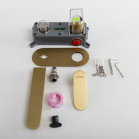 Смеситель скрытого монтажа для раковины Cezares STYLUS-BLI1-BORO-W0 с внутренней частью без донного клапана (брашированное золото) — 5