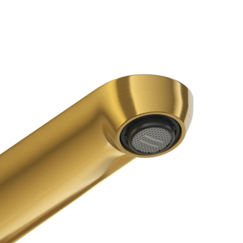 Смеситель скрытого монтажа для раковины Cezares STYLUS-BLI1-BORO-W0 с внутренней частью без донного клапана (брашированное золото)