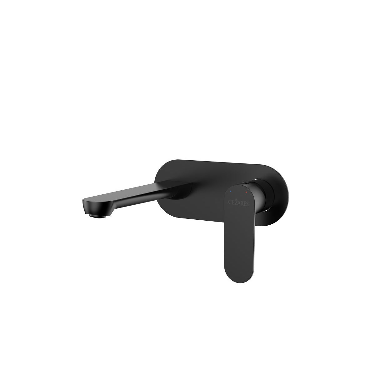 STYLUS-BLI1-NOP-W0 Смеситель для раковины встраиваемый с внутренней частью, без донного клапана, черный матовый
