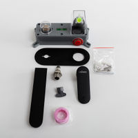 Смеситель скрытого монтажа для раковины Cezares STYLUS-BLI1-NOP-W0 с внутренней частью без донного клапана (черный матовый) — 2