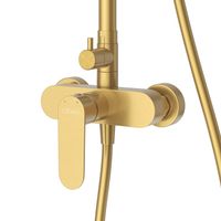 Душевая система Cezares STYLUS-CD-BORO брашированное золото — 3