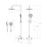 Душевая система Cezares STYLUS-CD-IN сатин — 6