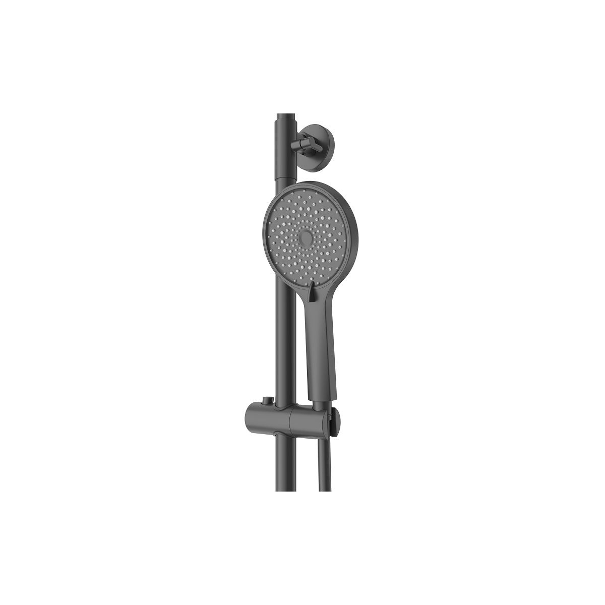 STYLUS-CD-NOP Душевая стойка со смесителем, черный матовый