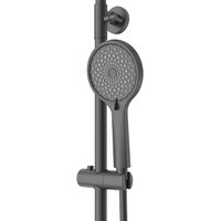 Душевая система Cezares STYLUS-CVD-NOP с изливом (черный матовый) — 5