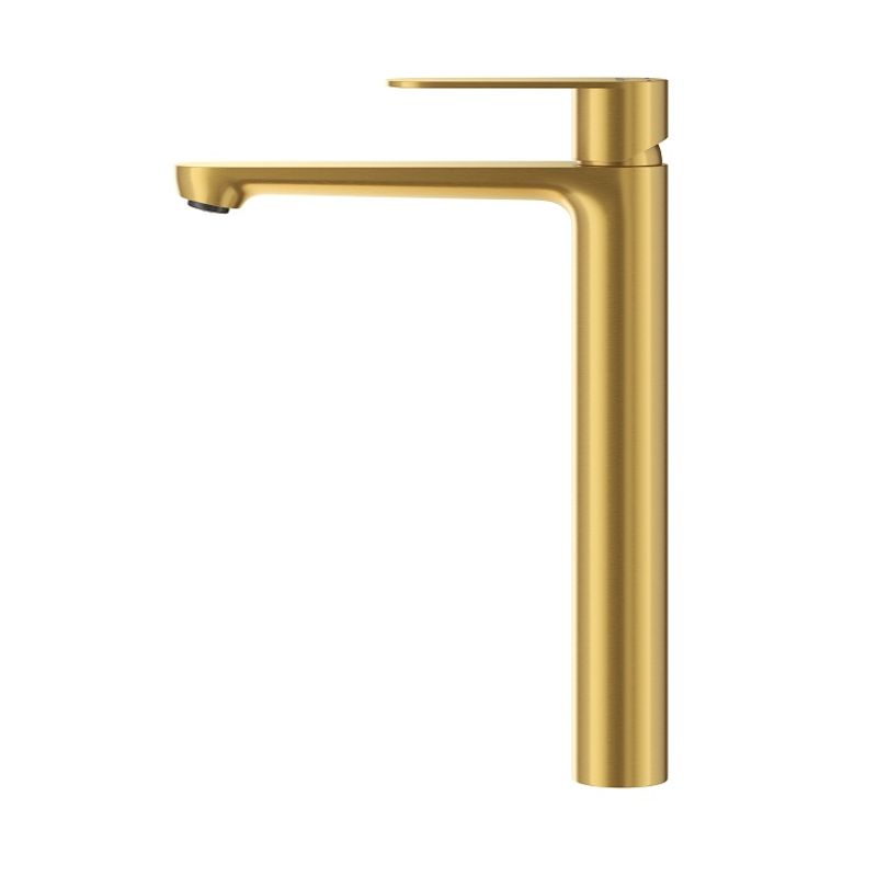 Смеситель для раковины Cezares STYLUS-LC-BORO-W0 однорычажный без донного клапана (брашированное золото)