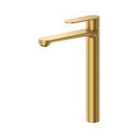 Смеситель для раковины Cezares STYLUS-LC-BORO-W0 однорычажный без донного клапана (брашированное золото) — 1