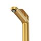 STYLUS-LC-BORO-W0 Смеситель для накладной раковины однорычажный, без донного клапана, брашированное золото
