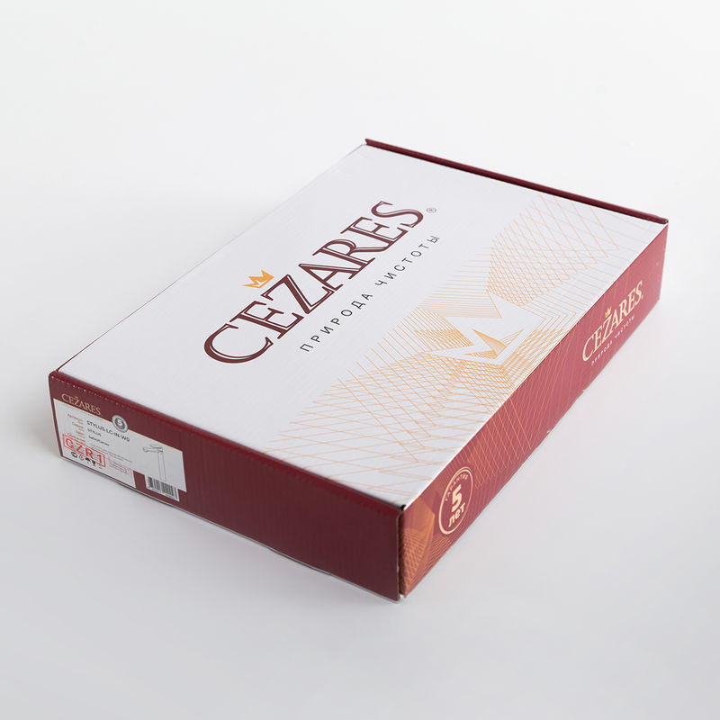 Смеситель для раковины Cezares STYLUS-LC-IN-W0 однорычажный без донного клапана (сатин)