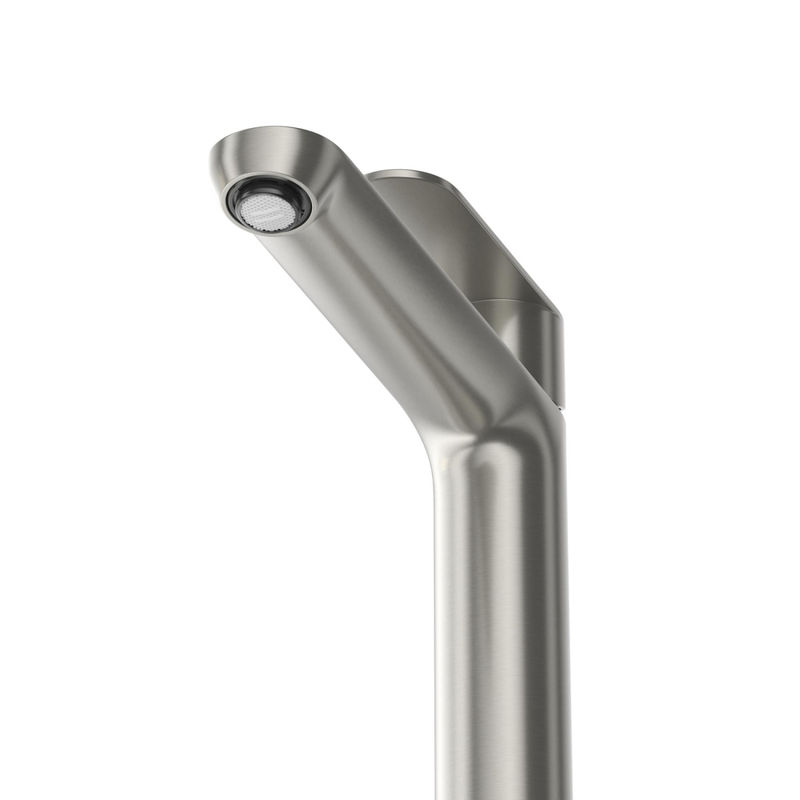 STYLUS-LC-IN-W0 Смеситель для накладной раковины однорычажный, без донного клапана, сатин