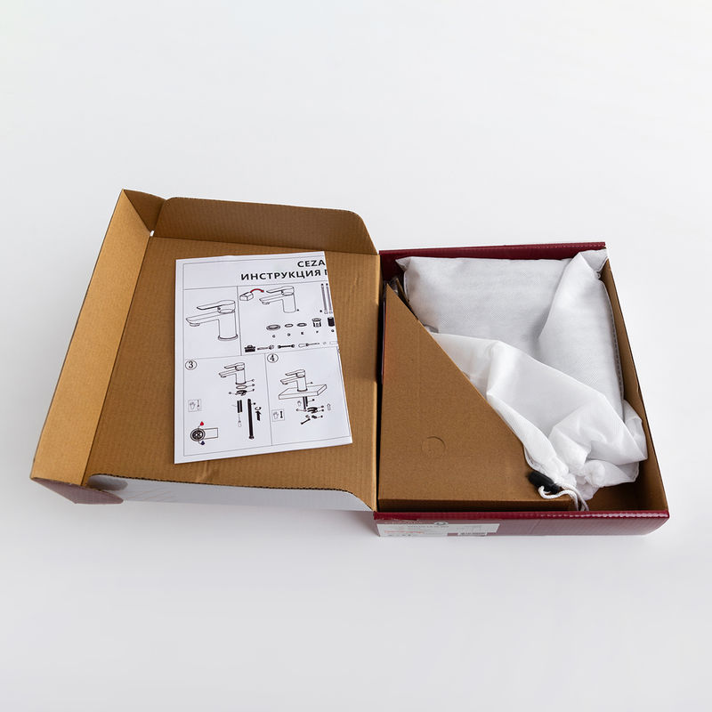 Смеситель для раковины Cezares STYLUS-LS-01-W0 однорычажный без донного клапана (хром)