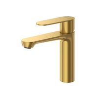 Смеситель для раковины Cezares STYLUS-LS-BORO однорычажный с донным клапаном (брашированное золото) — 1