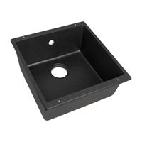 Кухонная мойка из искусственного камня ZorG Subline 40 черный опал — 1