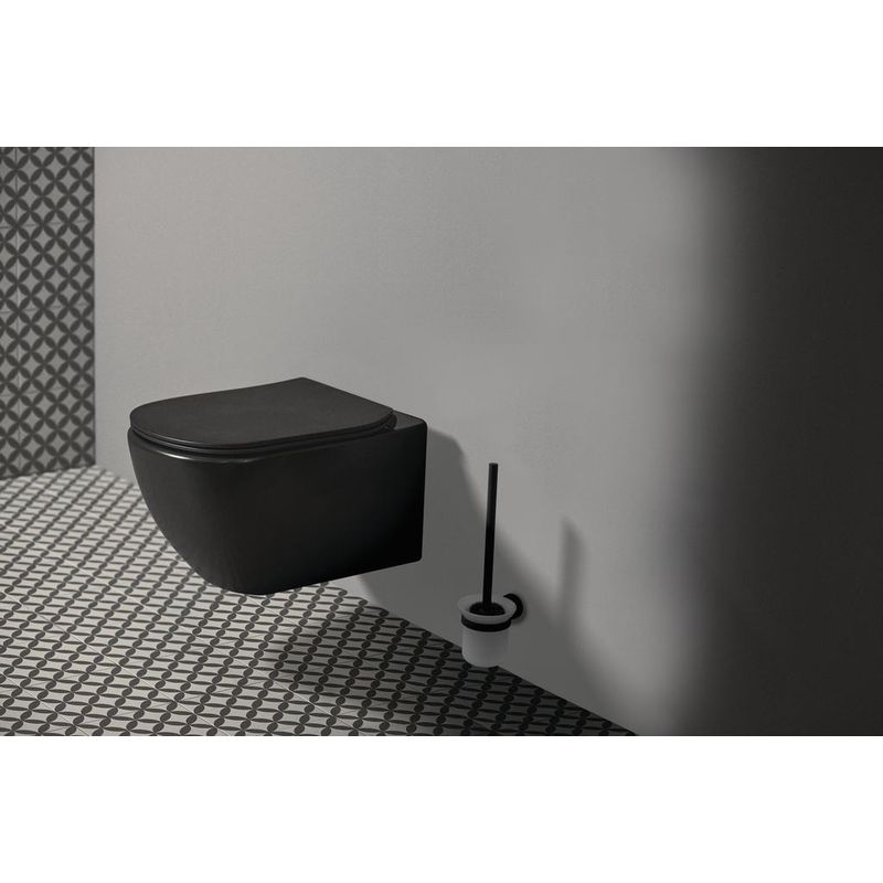 Подвесной унитаз Ideal Standard Tesi AquaBlade T0079V3 черный матовый